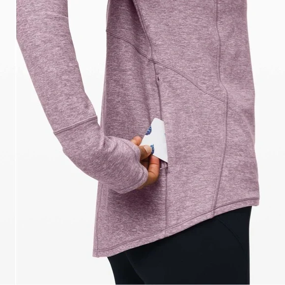 Lululemon Ready to Rulu Hoodie Heather Frosted Mulberry Medium - Picture 2 of 11